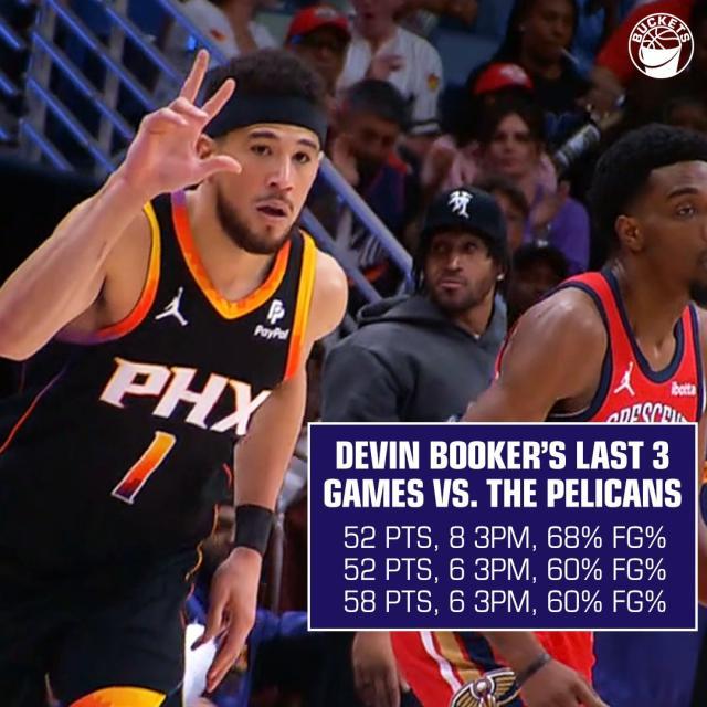 Kaiyun 平台-吃饭睡觉打鹈鹕！布克三战对手连砍50+比肩大帅